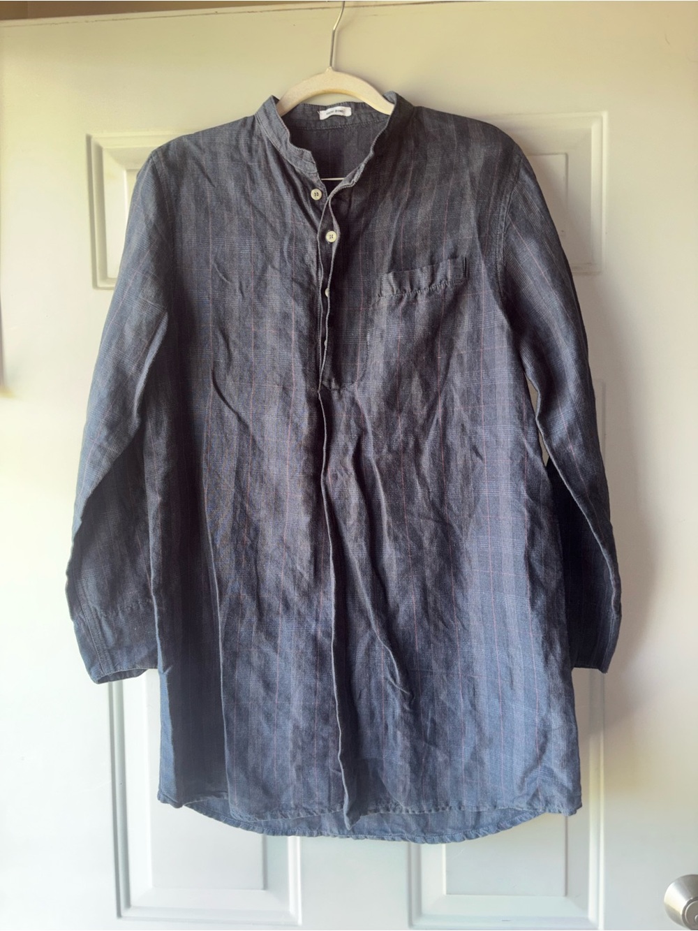 Hazel Brown gray plaid tunic size 2